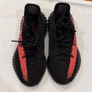 Adidas Black and Red Athletic Shoes YEEZY